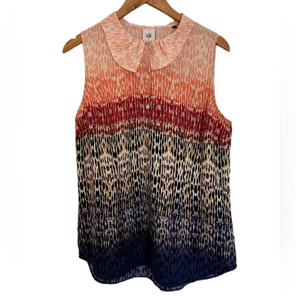 CAbi Women’s Collared Love Blouse Large #3078 - Picture 3 of 11